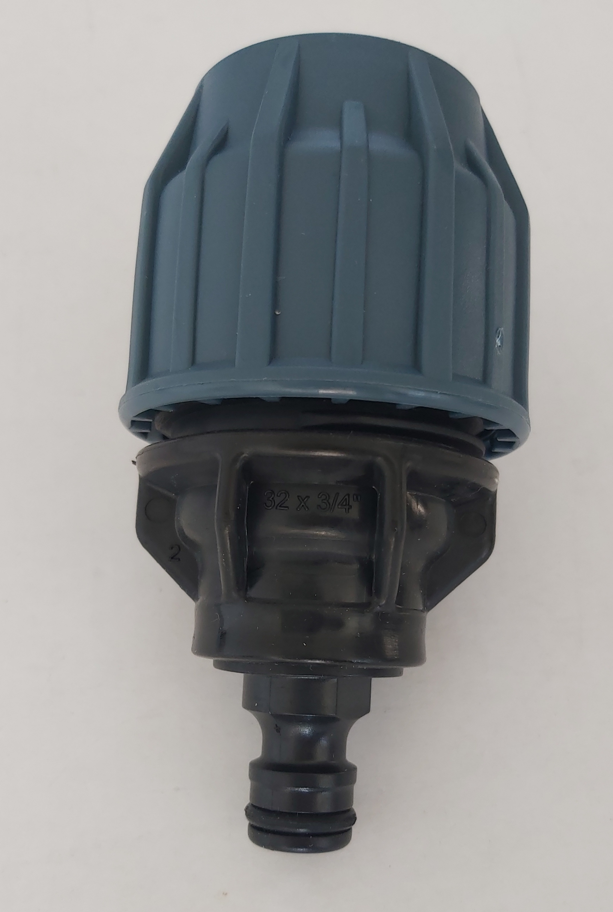 32 mm PE-Rohr Anschluss 3/4"IG mit Schnellkupplung (Bild für) 32 mm PE-Rohr Anschluss 3/4"IG mit Schnellkupplung